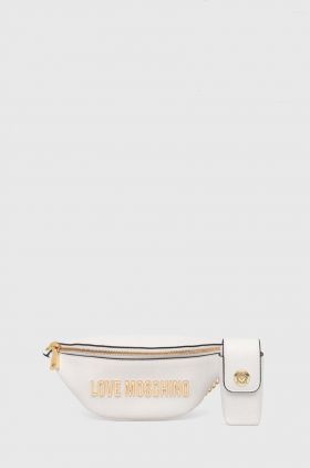 Love Moschino borseta culoarea bej, JC4329PP0GK1010A