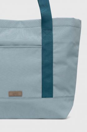 Lefrik geanta STRATA TOTE BAG culoarea turcoaz