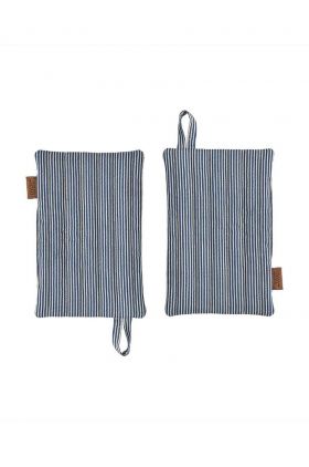 OYOY manusa de bucatarie Striped Denim 2-pack