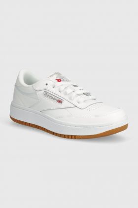 Reebok Classic sneakers pentru copii CLUB C DOUBLE culoarea alb, 100008154