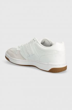 New Balance sneakers pentru copii 480 culoarea alb