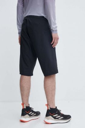 Picture pantaloni scurți outdoor Vellir Long Stretch culoarea negru, MSH093