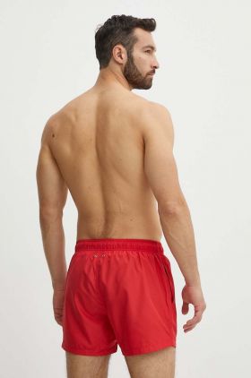 Gant pantaloni scurti de baie culoarea rosu