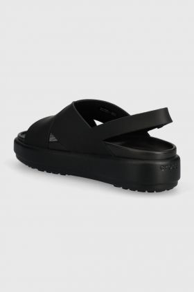 Crocs sandale Brooklyn Luxe Strap culoarea negru, 209407.060