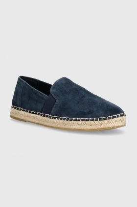 Marc O'Polo espadrile din piele intoarsa culoarea albastru marin, 40328333802305 NN1M3010