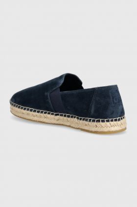 Marc O'Polo espadrile din piele intoarsa culoarea albastru marin, 40328333802305 NN1M3010