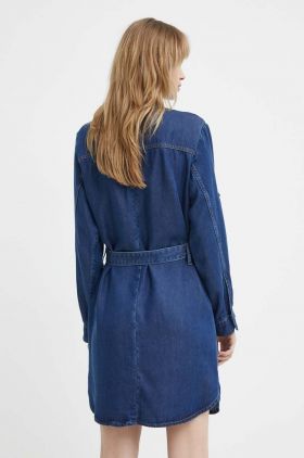 G-Star Raw rochie culoarea albastru marin, mini, drept