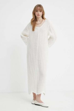 By Malene Birger rochie din in culoarea bej, maxi, oversize