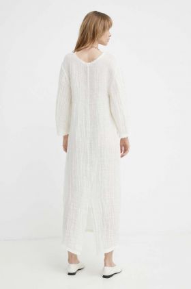 By Malene Birger rochie din in culoarea bej, maxi, oversize