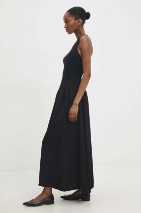 Answear Lab rochie culoarea negru, maxi, evazati