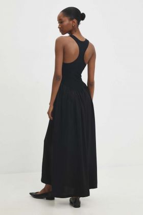 Answear Lab rochie culoarea negru, maxi, evazati