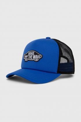 Vans șapcă de baseball pentru copii CLASSIC PATCH CURVED BILL TRUCKER HAT cu imprimeu