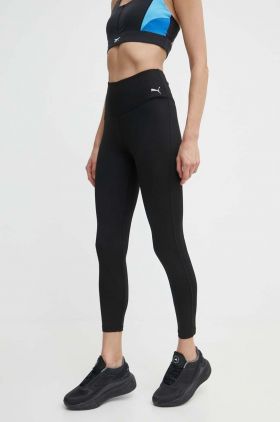 Puma leggins de antrenament culoarea negru, neted, 524834