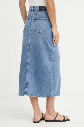 Dkny fusta jeans maxi, drept, DJ4K9506