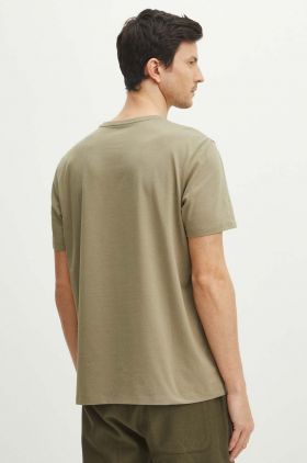 Medicine tricou din bumbac barbati, culoarea verde, cu imprimeu