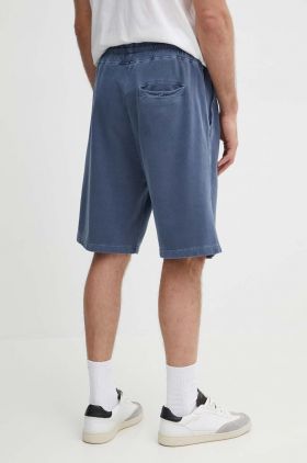 Gant pantaloni scurti din bumbac culoarea albastru marin