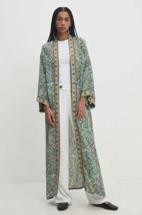 Answear Lab kimono culoarea verde, oversize, modelator