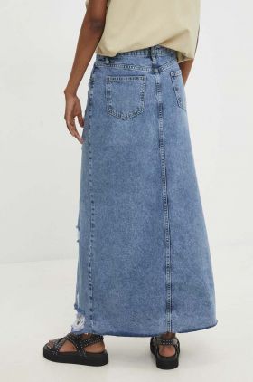 Answear Lab fusta jeans maxi, drept