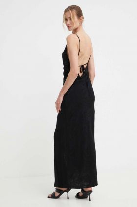 Answear Lab rochie culoarea negru, maxi, mulata