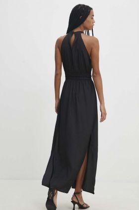 Answear Lab rochie culoarea negru, maxi, evazati