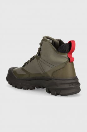 Palladium pantofi inalti PALLARIDER MID WP+ barbati, culoarea verde, 79108.309.M