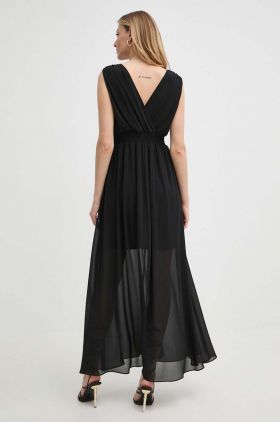 Morgan rochie REPONS culoarea negru, maxi, evazati, REPONS