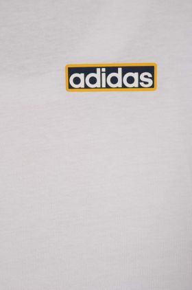 adidas Originals tricou de bumbac pentru copii culoarea alb, cu imprimeu