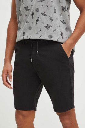 Medicine pantaloni scurti barbati, culoarea negru