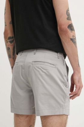 Abercrombie & Fitch pantaloni scurti barbati, culoarea gri, KI128-4008-110