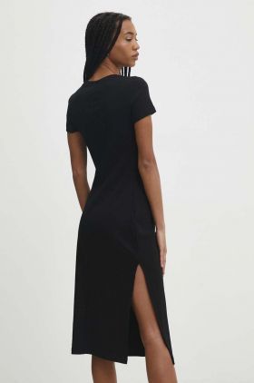 Answear Lab rochie culoarea negru, mini, evazati