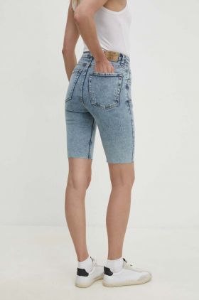 Answear Lab pantaloni scurti jeans femei, neted, high waist