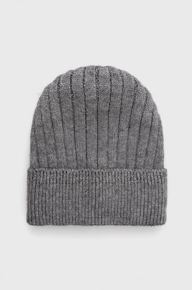Deha Căciulă culoarea gri, din tricot gros