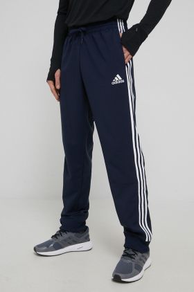 adidas pantaloni GK8981 barbati, culoarea albastru marin