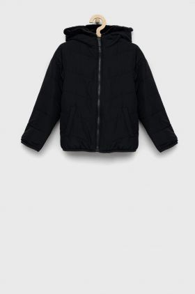 Abercrombie & Fitch geaca reversibila pentru copii culoarea negru