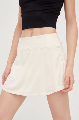 adidas Performance fusta culoarea bej, mini, evazati