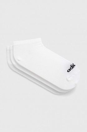 adidas șosete 3-pack culoarea alb HT3447