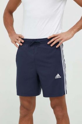 adidas pantaloni scurți de antrenament Essentials Chelsea culoarea bleumarin IC1485