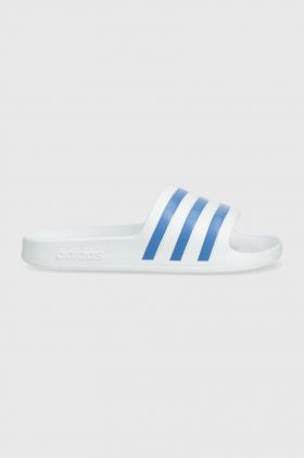 adidas papuci Adilette Aqua femei, culoarea alb