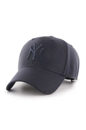 47brand șapcă MLB New York Yankees culoarea albastru marin, cu imprimeu