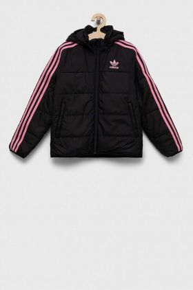 adidas Originals geaca copii culoarea negru