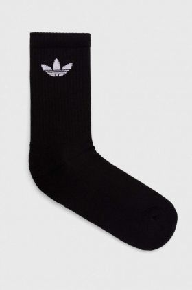 adidas Originals șosete 6-pack culoarea negru IJ5618