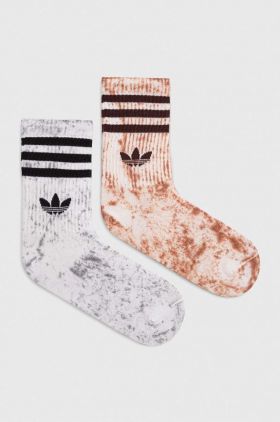 adidas Originals sosete 2-pack culoarea gri