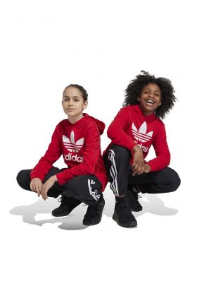 adidas Originals pantaloni copii culoarea negru, cu imprimeu