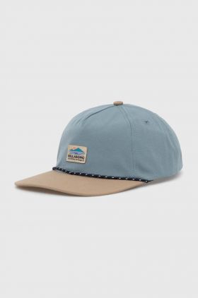 Billabong sapca culoarea turcoaz, cu imprimeu