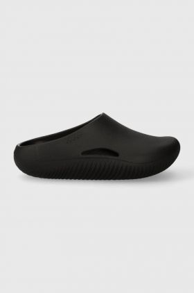 Crocs papuci Mellow Clog femei, culoarea negru 208493