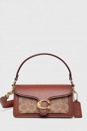 Coach poșetă de piele Tabby Shoulder Bag 20 Tabby culoarea maro CM569