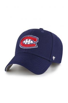 47brand șapcă NHL Montreal Canadiens culoarea gri, cu imprimeu H-MVP10WBV-LND