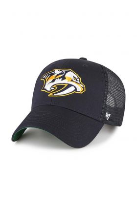 47brand șapcă NHL Nashville Predators culoarea bleumarin, cu imprimeu H-BRANS30CTP-NY