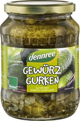Castraveti murati, eco-bio, 670g - Dennree