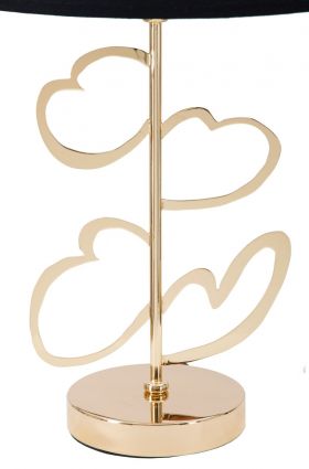 Lampa de masa Glam Harts, Mauro Ferretti, Ø30 x 54.5 cm, 1 x E27, 40W, fier